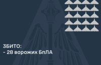 Росіяни ввечері та вночі атакували Україну 38 дронами