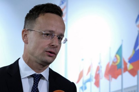 Министр иностранных дел Венгрии Петер Сиярто Фото: EPA/UPG