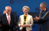 ​Президентку Єврокомісії нагородили премією Карла Великого