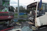 Автобус с винницкими гвардейцами попал в аварию, один боец погиб