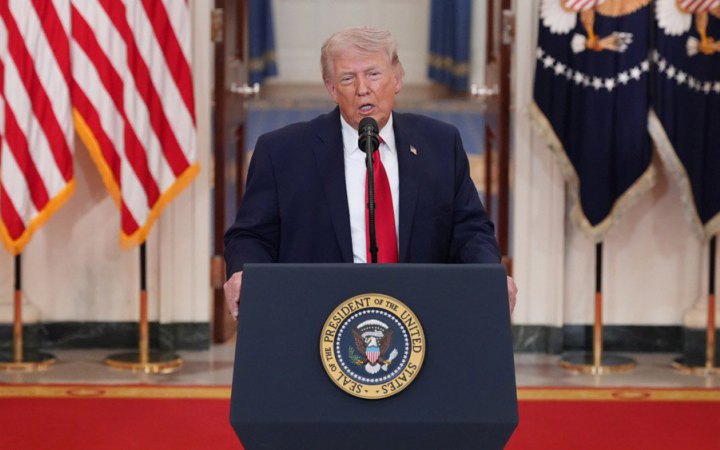 Трамп звернувся до нації: війна проти Ірану триватиме