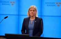 Перша в історії Швеції жінка-прем'єр подала у відставку через кілька годин після призначення