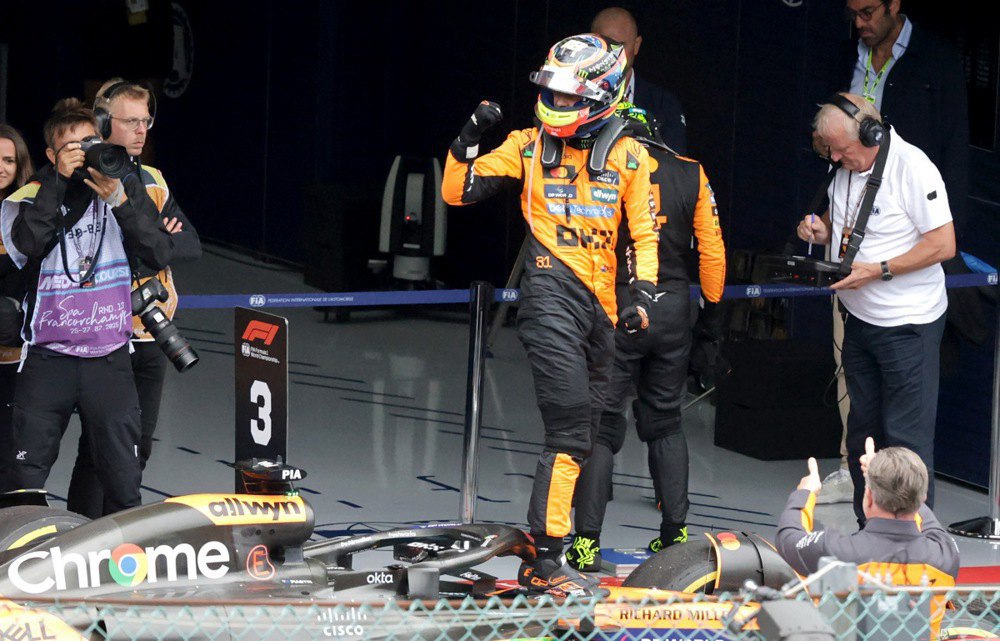 Оскар Піастрі після перемоги