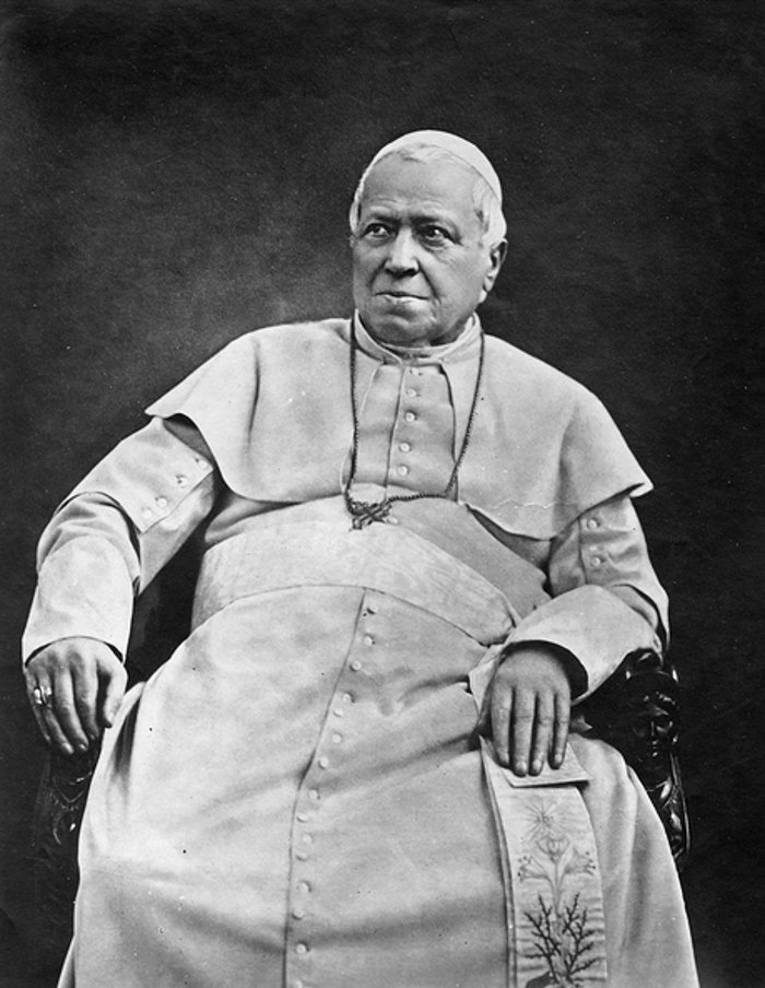 Папа Пій IX у день свого 83-річчя 