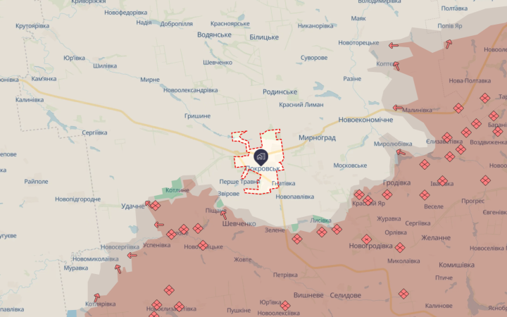 Сили оборони: ворог перетнув трасу Покровськ-Костянтинівка і намагається просунутися на північ