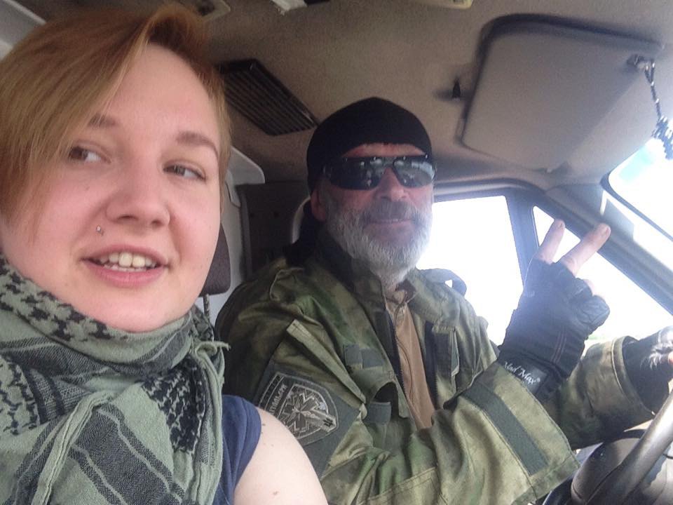 Катерина Приймак під час служби 