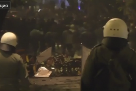 В Афинах произошли беспорядки из-за визита Обамы 