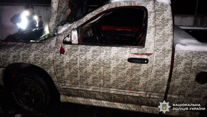 Спалене авто у Києві