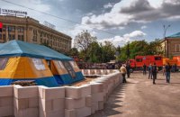 Мэрия Харькова выбрала новое место для волонтерской палатки с площади Свободы