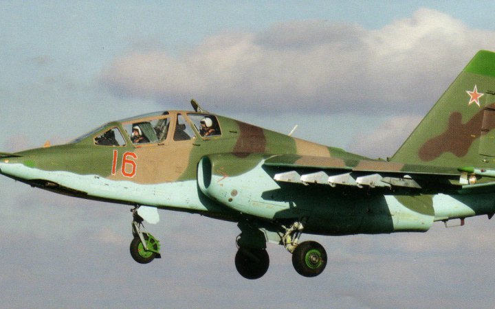 На Донеччині українці збили російський літак Су-25