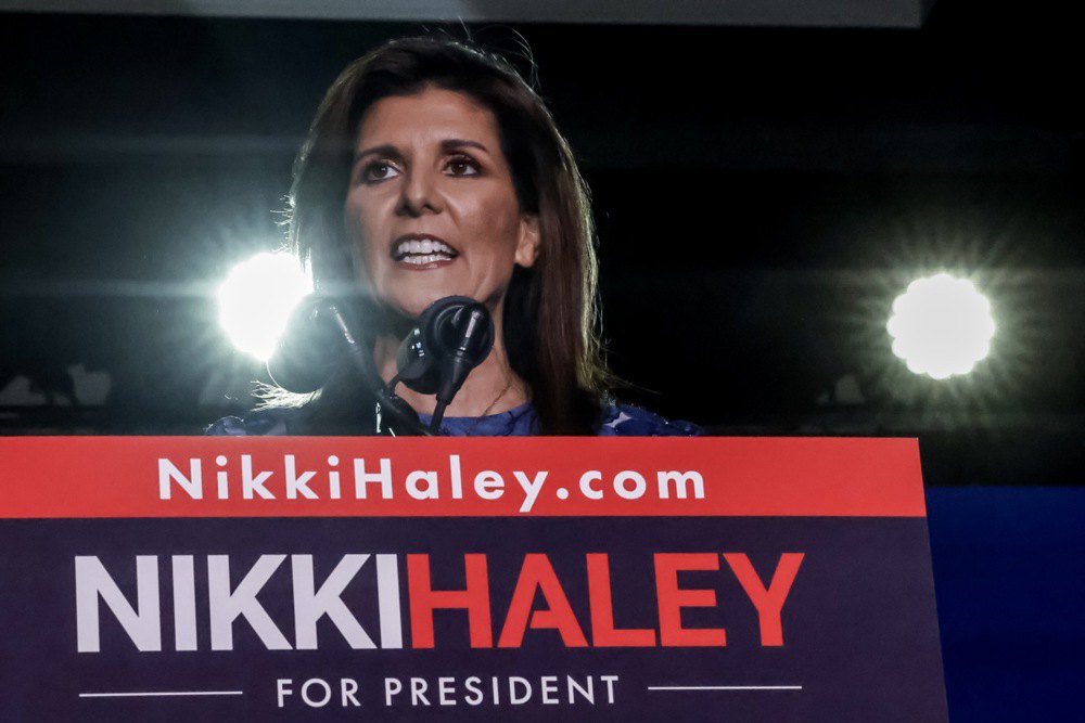 Кандидат у президенти від Республіканської партії Ніккі Гейлі веде кампанію в Нью-Гемпширі