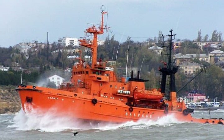 Рятувальне судно "Cапфір" повернулося під контроль України, – Мінінфраструктури