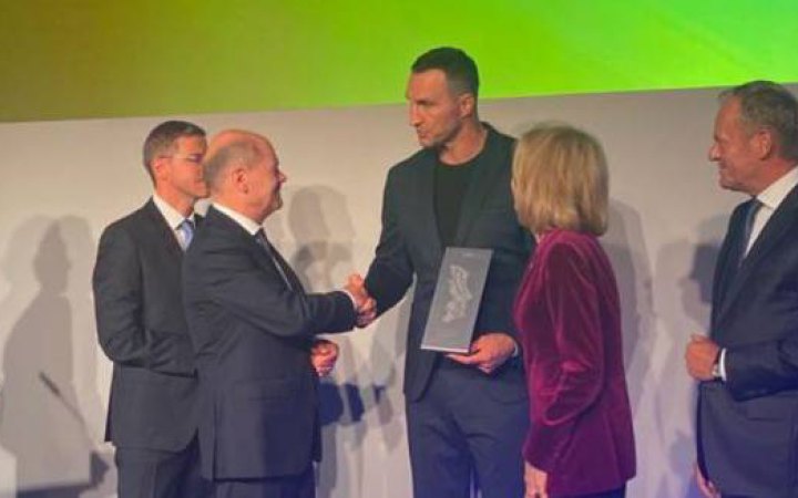 Володимир Кличко в Німеччині отримав премію німецької медіаспільноти