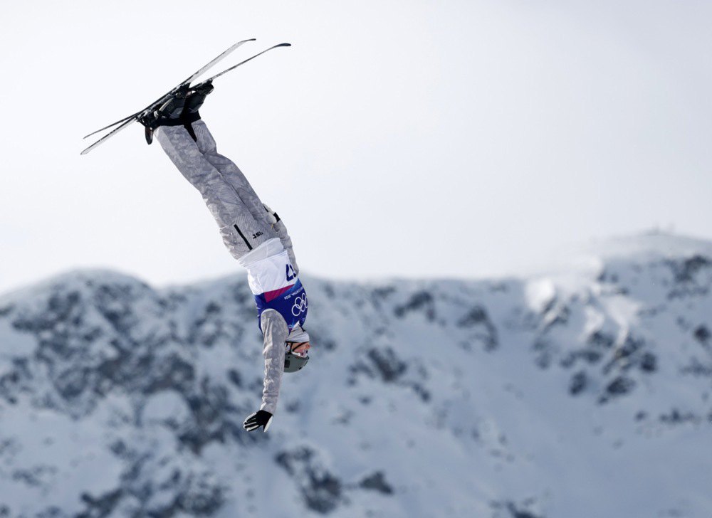 Діана Яблонська під час своєї спроби на Олімпійських іграх-2026