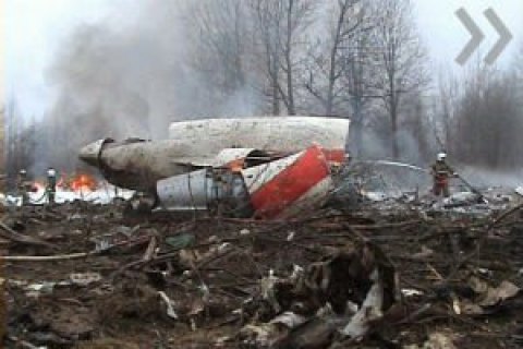 У Польщі заявили, що пошкодження крила літака Качинського мають ознаки вибуху