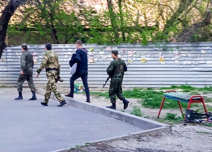 Примусова мобілізація в Луганську.