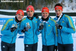 Українські біатлоністи здобули "срібло" на ЧЄ
