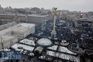 Российский "Первый канал": протестный накал в Украине сходит на нет