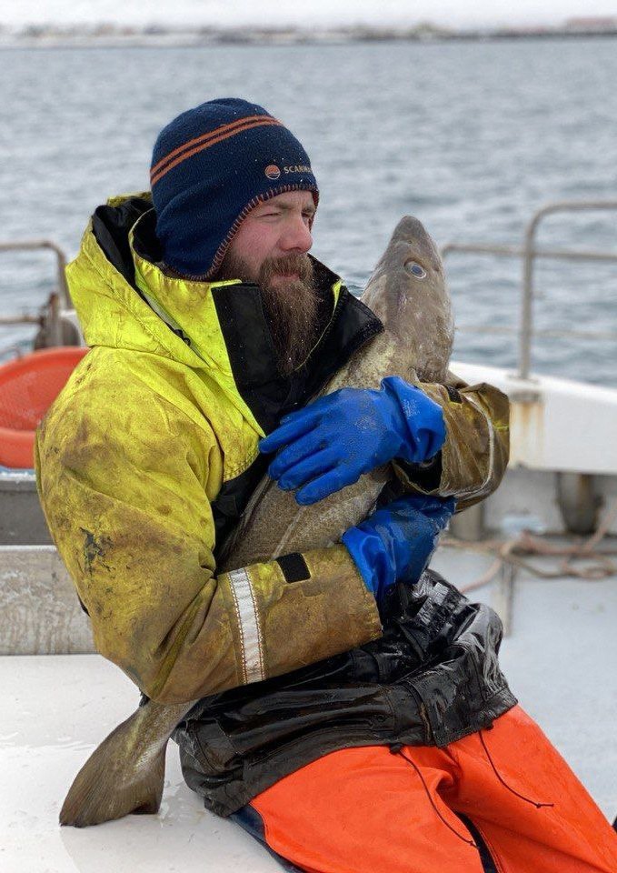 Інгі Тор, ісландський рибалка, який добуває рибу для Seadora