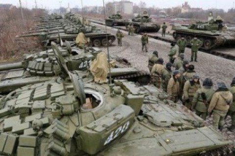 Російські найманці розмістили важку техніку поблизу лінії зіткнення на сході України
