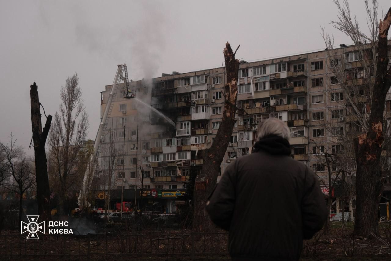 наслідки обстрілів Києва 29 листопада