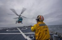 Авіація українських ВМС і військовий корабель США провели тренування в Чорному морі