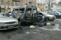 В Одессе подожгли 18 автомобилей в трех местах