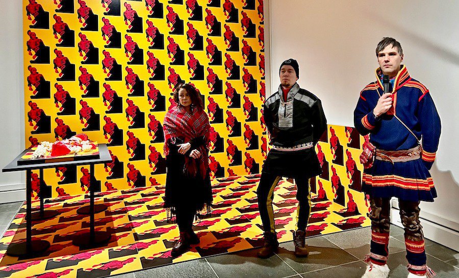 Відкриття виставки «Eanangiella – Voice of the Land», Інга-Вікторія Паве, Фредрік Прост, Айлу Валле 