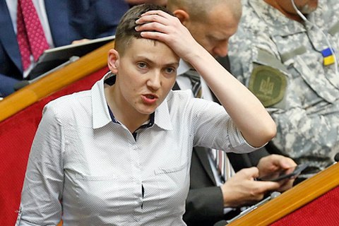 Савченко вимагає ветувати скасування «її закону»