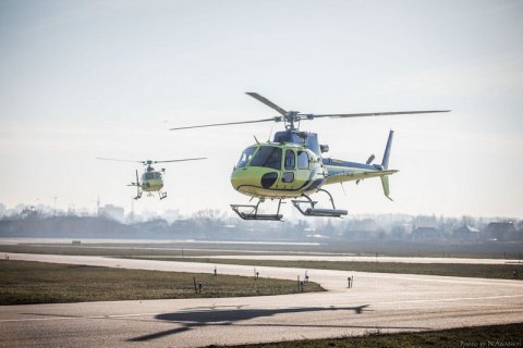 В Польше вертолет с гражданами Украины упал в воду, три человека госпитализированы 