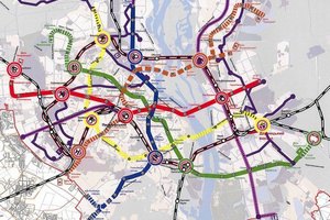 В Киеве планируют построить 2 новых моста и 2 линии метро