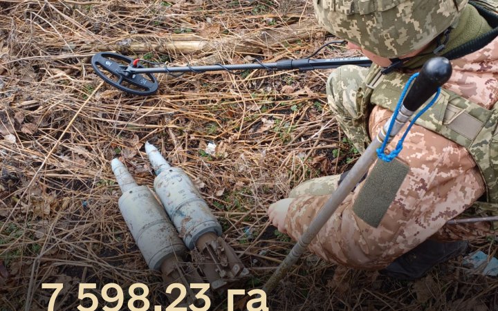 За березень українські сапери розмінували понад 7,5 гектарів деокупованих територій