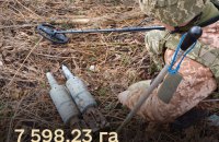 За березень українські сапери розмінували понад 7,5 гектарів деокупованих територій
