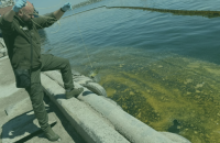 У Чорноморську внаслідок обстрілу стався вилив олії у море 