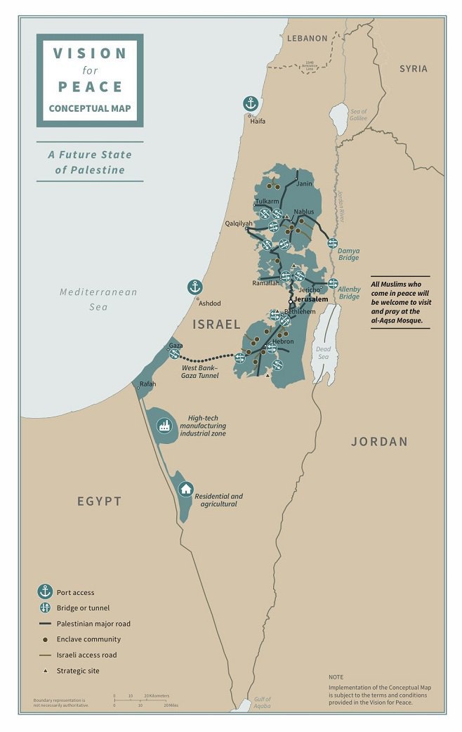 Карта Палестини