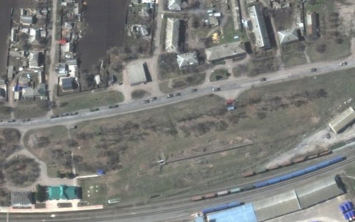 В сторону Харькова движется колонна оккупантов протяженностью почти 13 км.