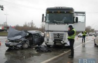 Водитель "Славуты" погиб из-за столкновения с грузовиком в Киеве