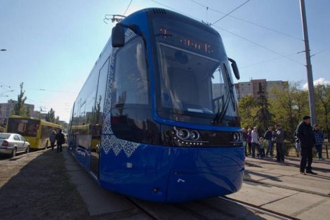 В Киев доставили последние трамваи по контракту с Pesa