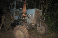 В Кировоградской области трактор упал в кювет, водитель погиб