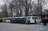 Силовиков активно стягивают в центр Киева