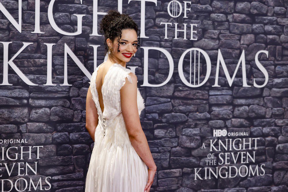 Танзін Кроуфорд під час прем'єри серіалу в Римі.