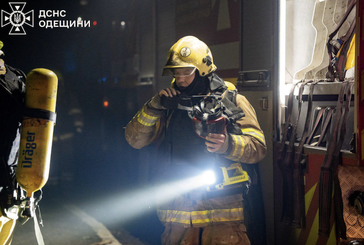 Наслідки обстрілу Одеси 