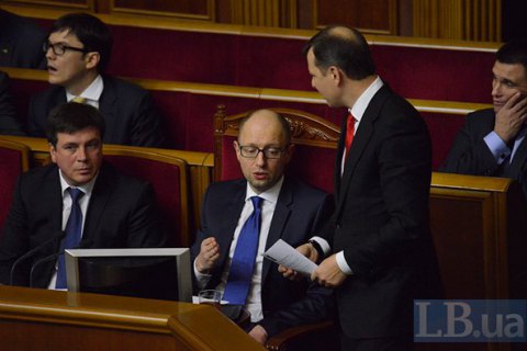 Яценюк: Ляшко пока не просил должностей за возвращение в коалицию