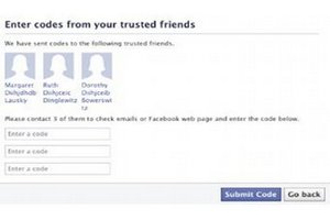 Facebook позволит восстановить аккаунт с помощью друзей