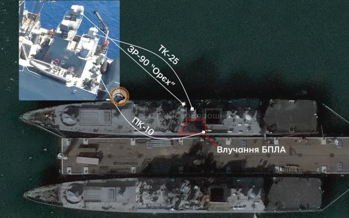 Джерела: пошкоджений СБУ російський фрегат “Адмірал Ессен” не може бити “калібрами” по Україні