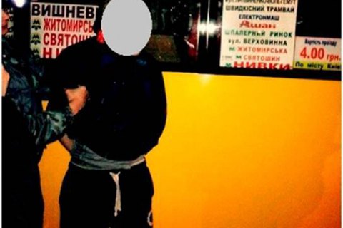 Пьяный киевлянин угнал маршрутку в Вишневом и поехал кататься по городу