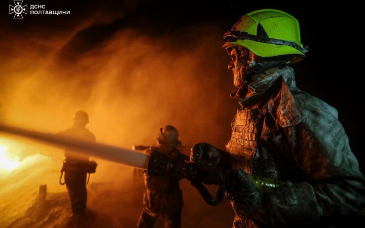 На Полтавщині унаслідок російської атаки пошкоджений склад підприємства