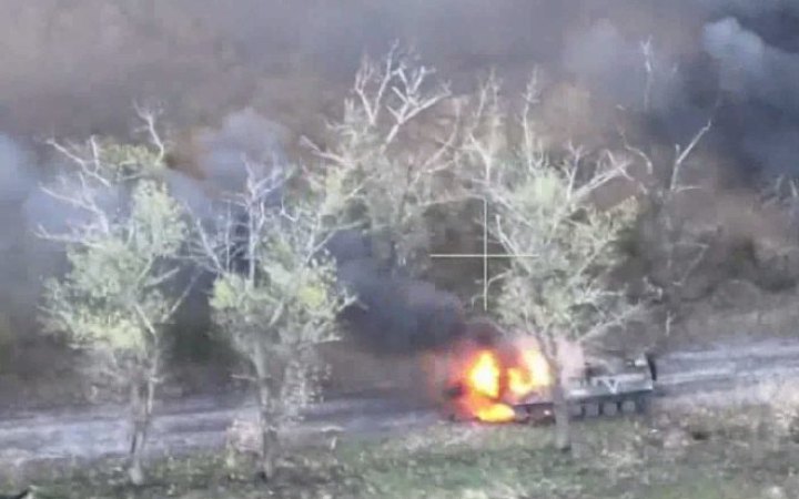Миколаївські десантники знищили п’ять одиниць російської техніки, серед них – танк і бронетранспортер