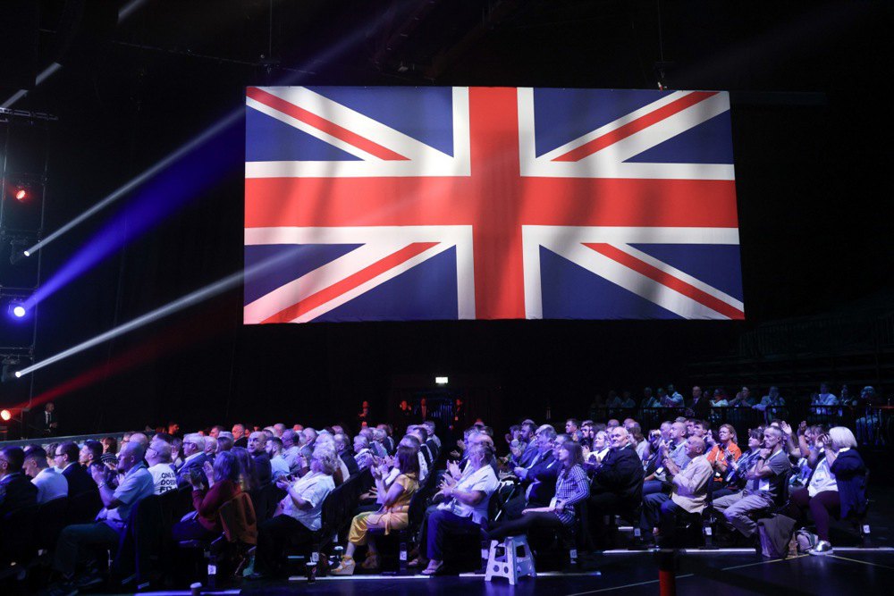 Національна конференція партії Reform UK у Бірмінгемі, Великобританія, 20 вересня 2024 р.