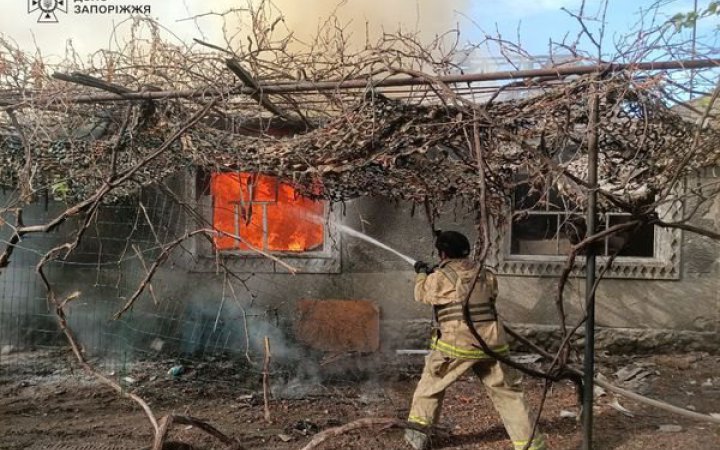 У Запорізькій області окупанти скинули вибухівку з дрона на рятувальників